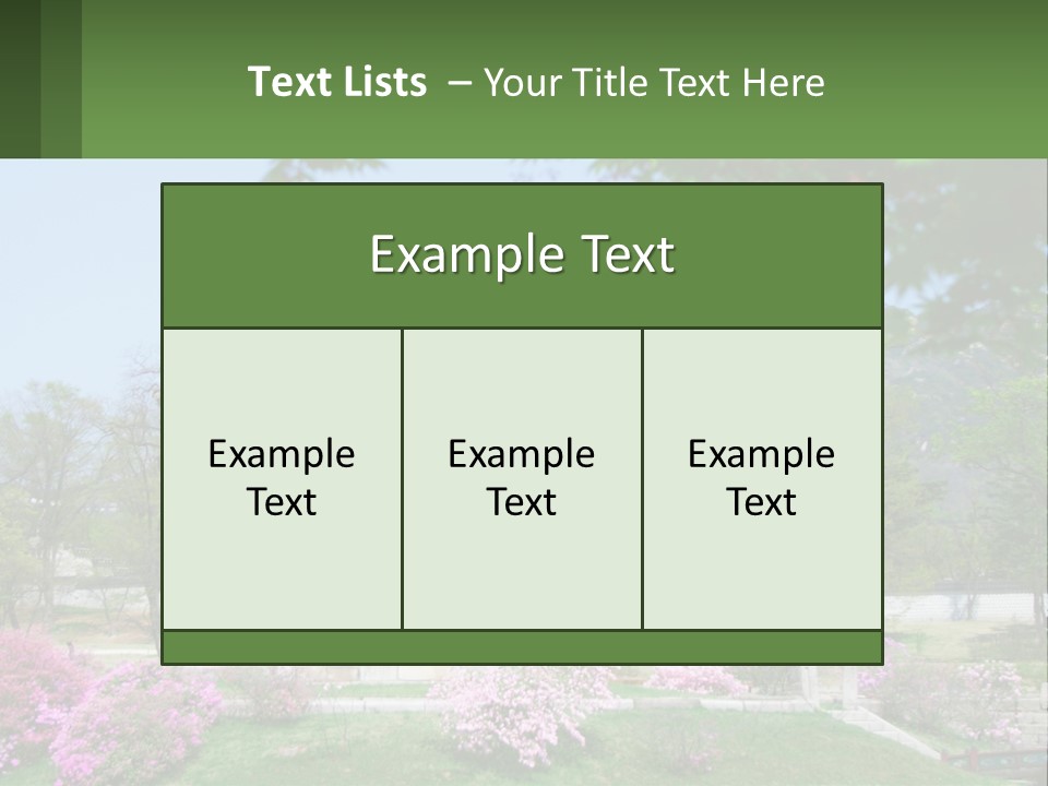 Grass Sky Oriental PowerPoint Template