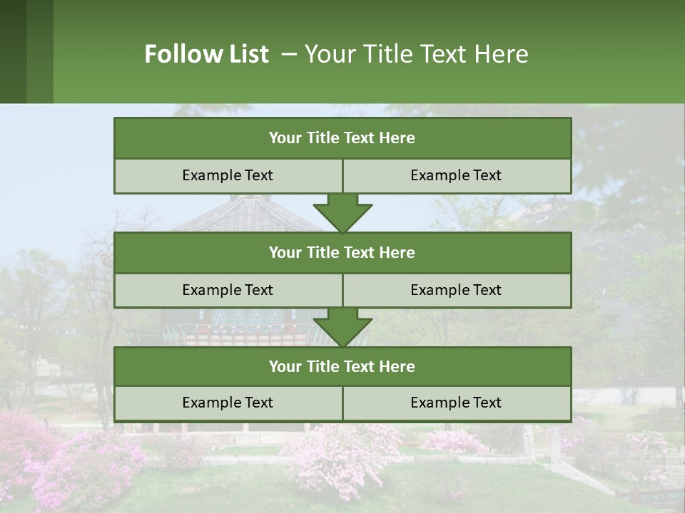 Grass Sky Oriental PowerPoint Template