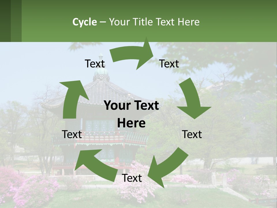 Grass Sky Oriental PowerPoint Template