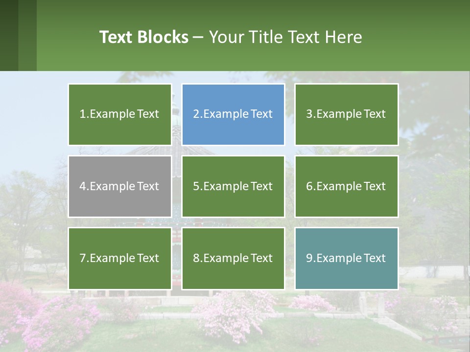 Grass Sky Oriental PowerPoint Template