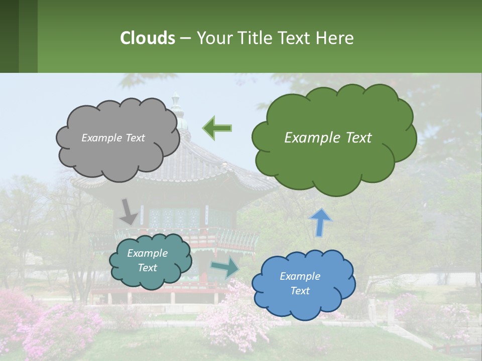 Grass Sky Oriental PowerPoint Template