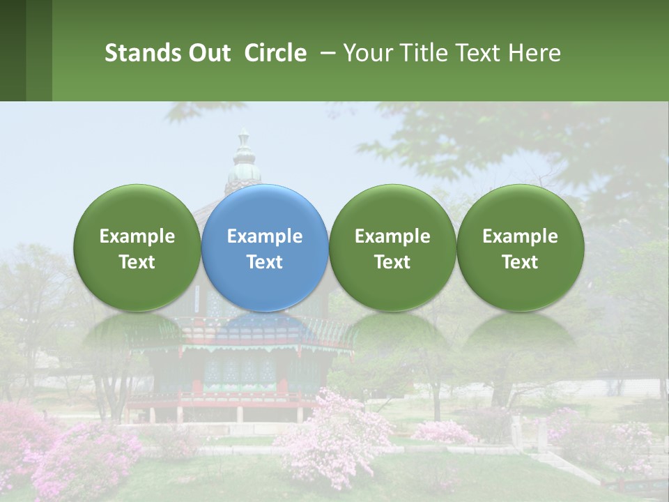 Grass Sky Oriental PowerPoint Template
