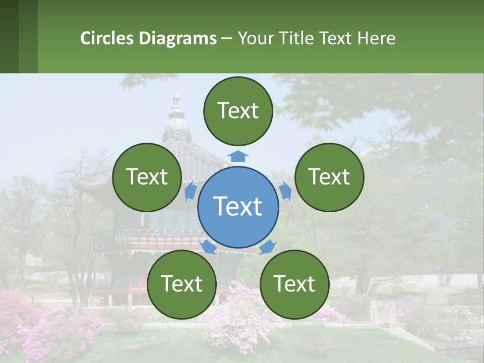 Grass Sky Oriental PowerPoint Template