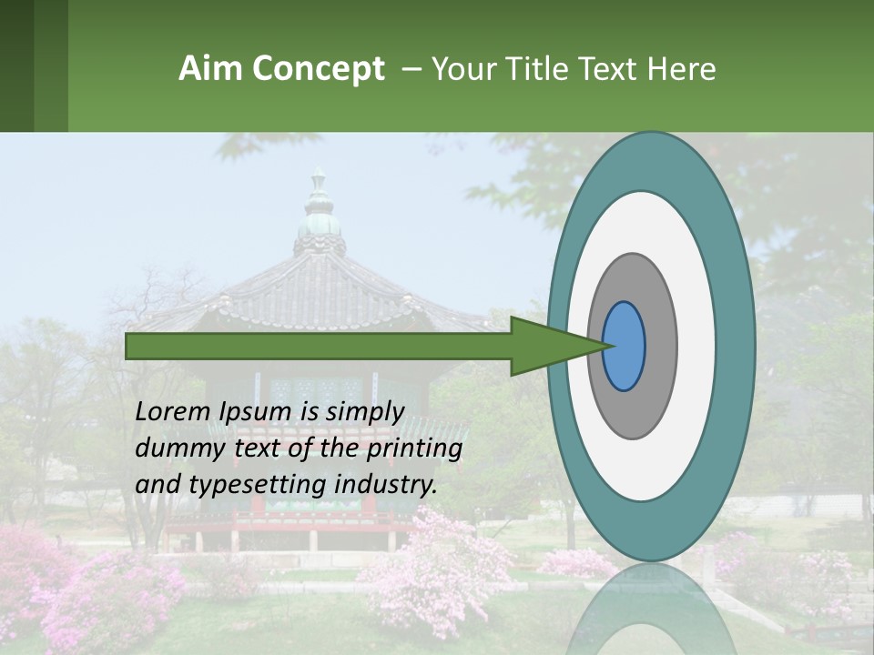 Grass Sky Oriental PowerPoint Template