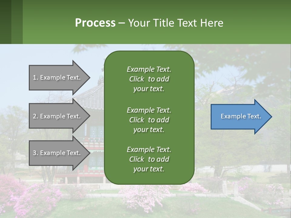 Grass Sky Oriental PowerPoint Template