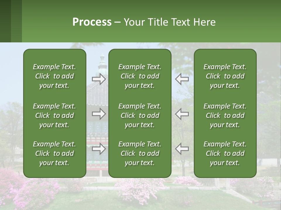 Grass Sky Oriental PowerPoint Template