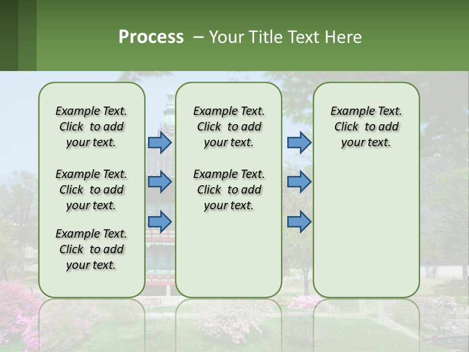 Grass Sky Oriental PowerPoint Template