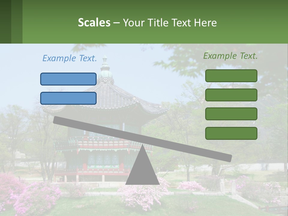 Grass Sky Oriental PowerPoint Template