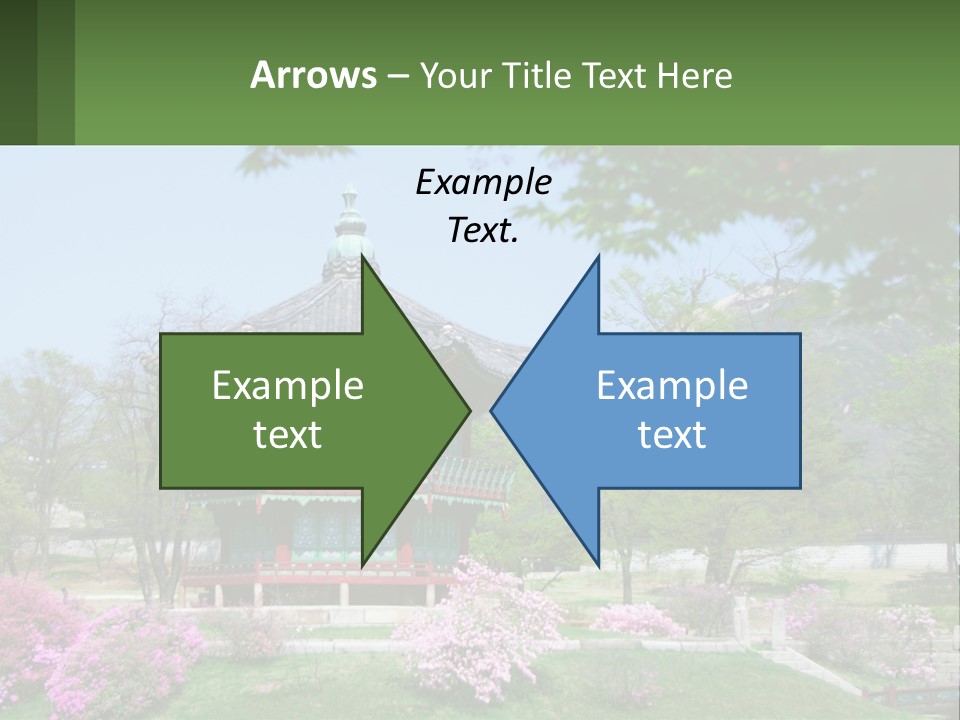 Grass Sky Oriental PowerPoint Template