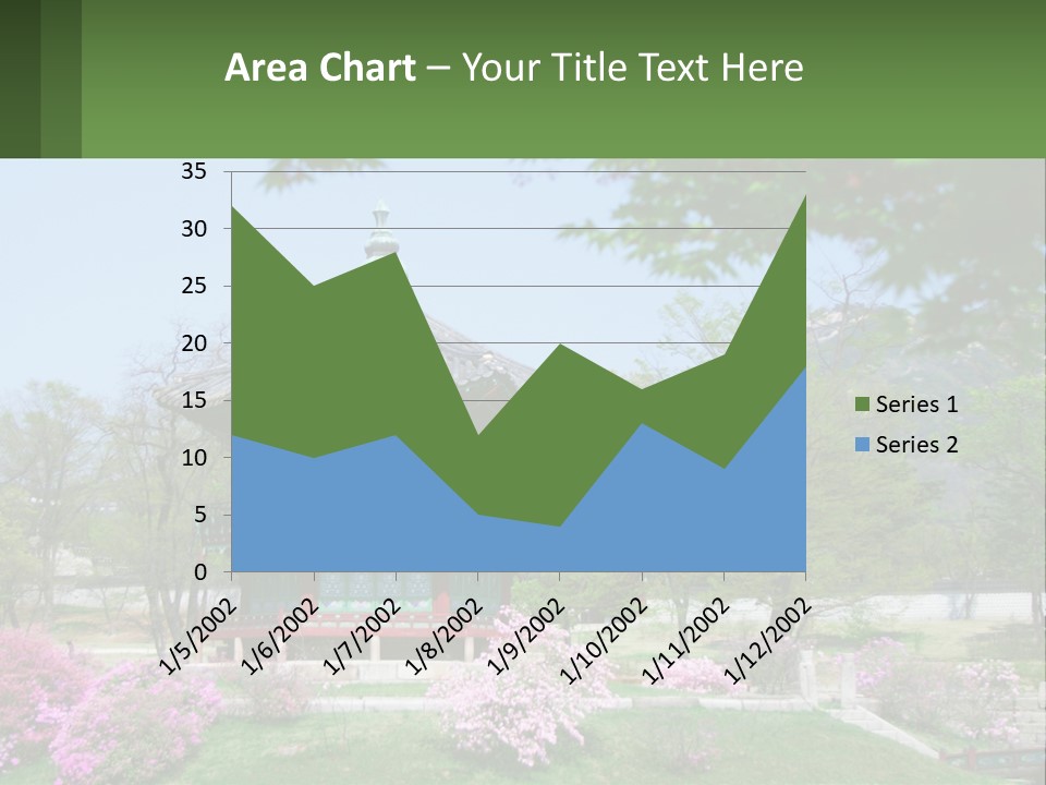 Grass Sky Oriental PowerPoint Template