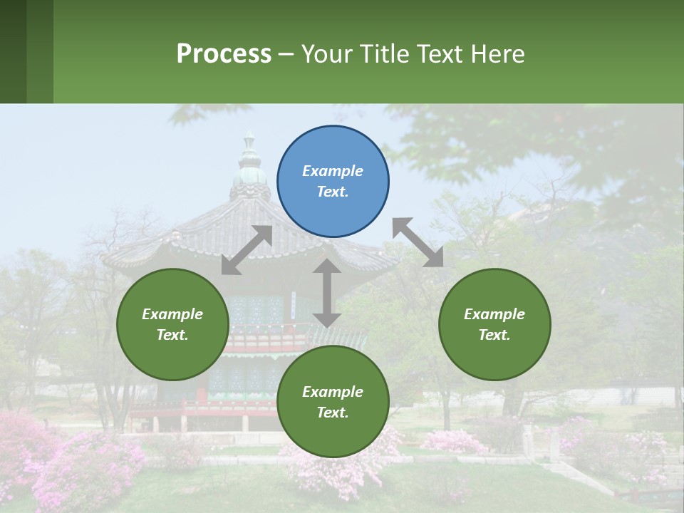 Grass Sky Oriental PowerPoint Template