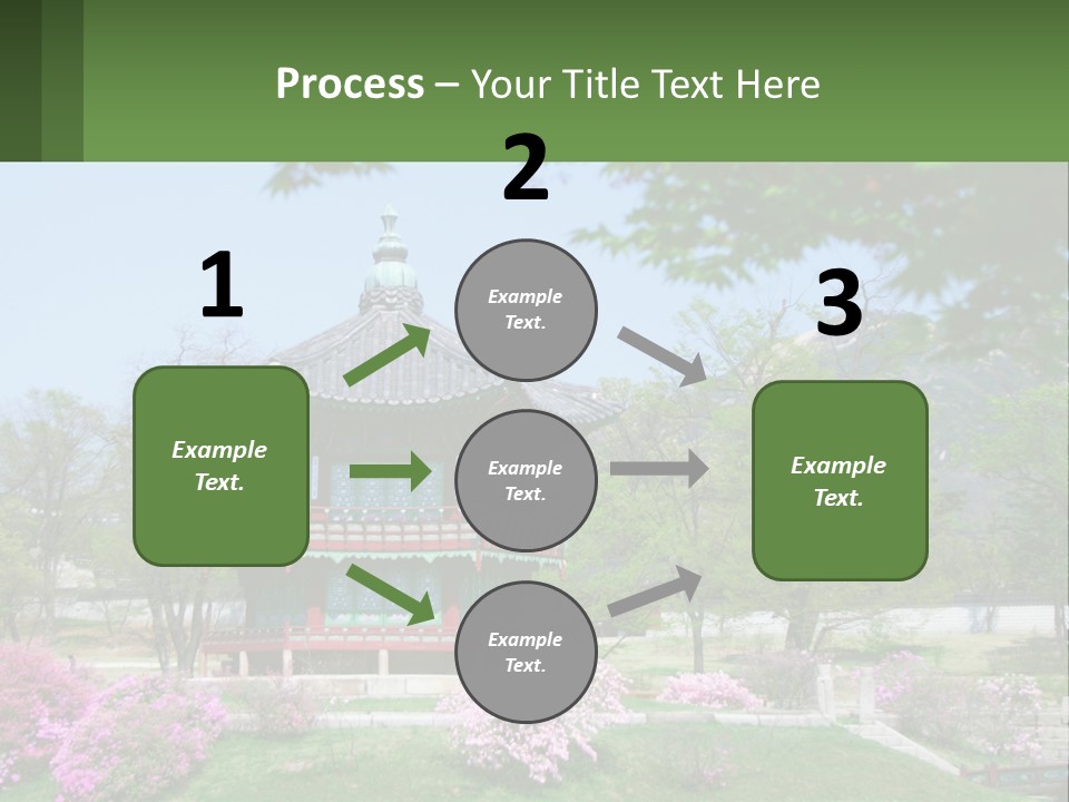 Grass Sky Oriental PowerPoint Template