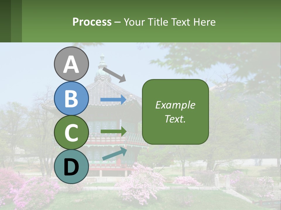 Grass Sky Oriental PowerPoint Template
