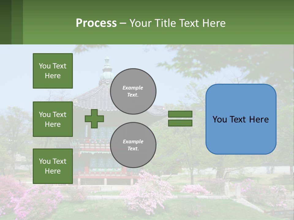 Grass Sky Oriental PowerPoint Template