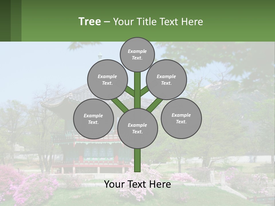 Grass Sky Oriental PowerPoint Template