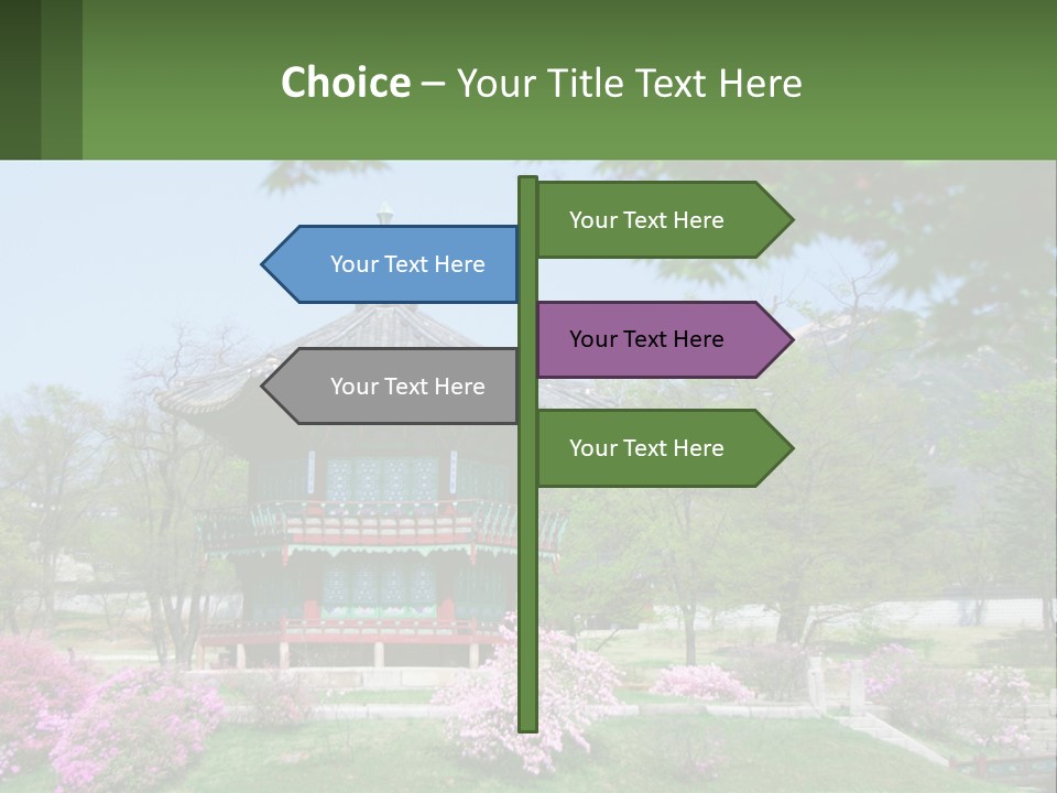 Grass Sky Oriental PowerPoint Template