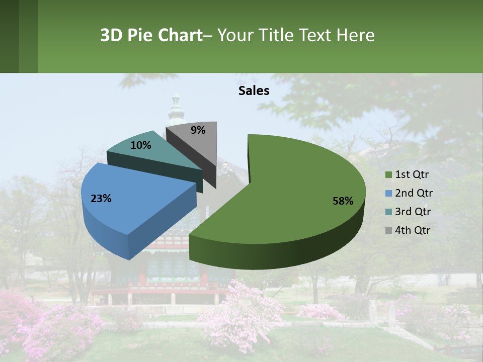 Grass Sky Oriental PowerPoint Template