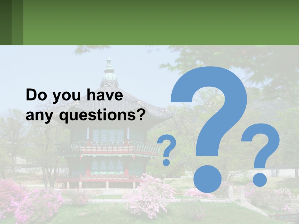 Grass Sky Oriental PowerPoint Template