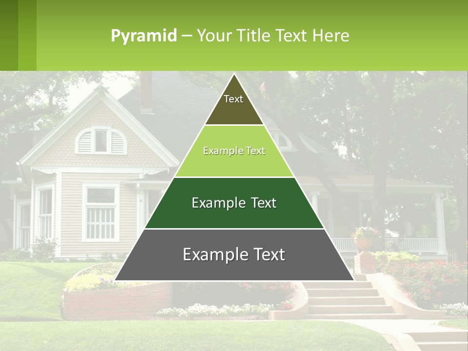 Flowers White House PowerPoint Template