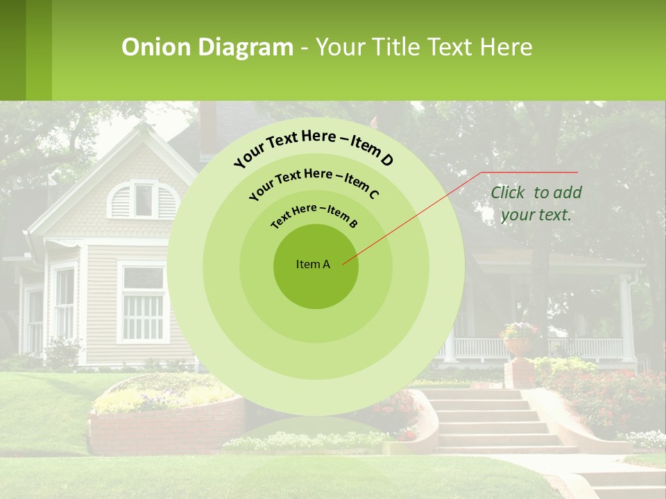 Flowers White House PowerPoint Template