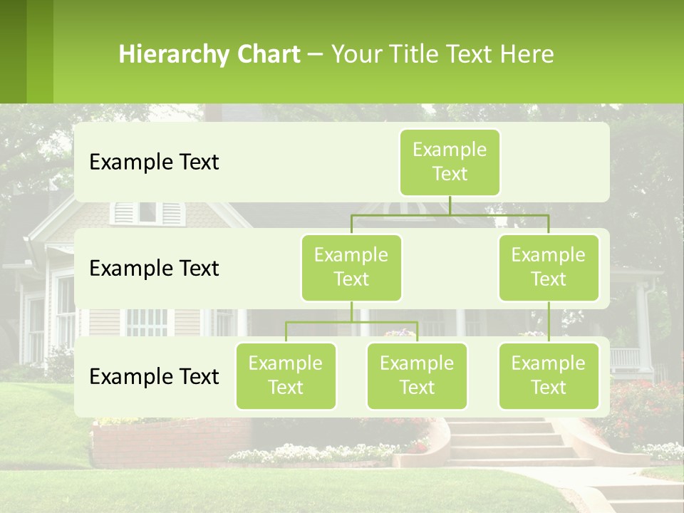 Flowers White House PowerPoint Template
