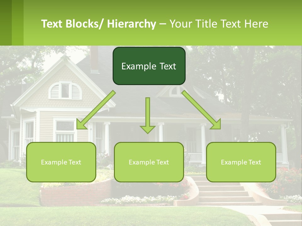 Flowers White House PowerPoint Template