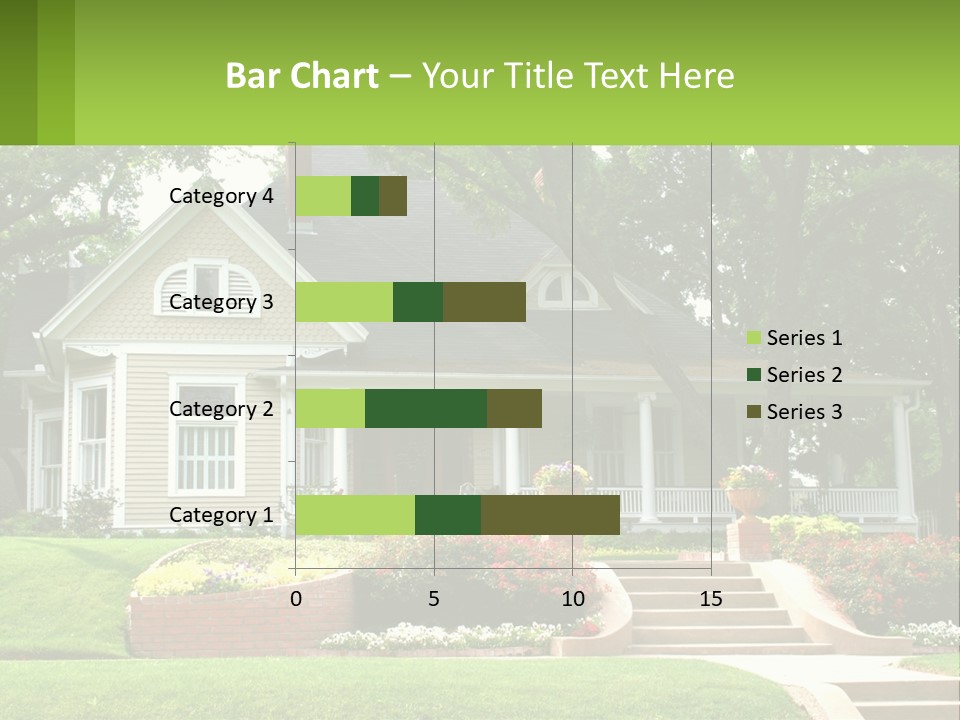 Flowers White House PowerPoint Template