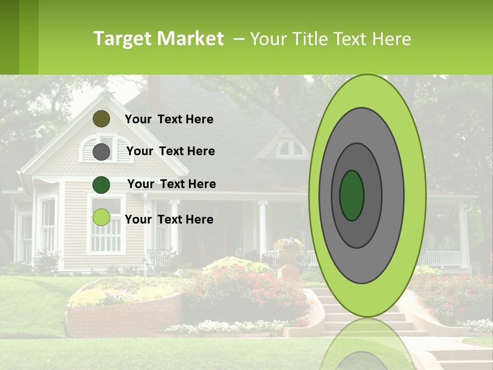 Flowers White House PowerPoint Template