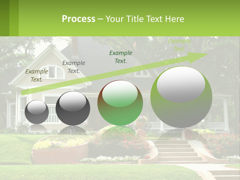 Flowers White House PowerPoint Template