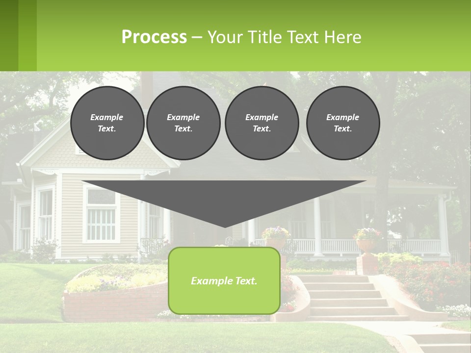 Flowers White House PowerPoint Template