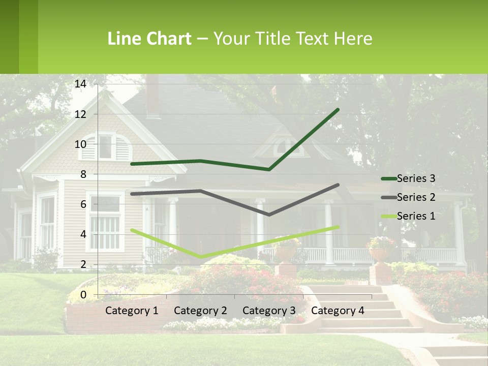 Flowers White House PowerPoint Template