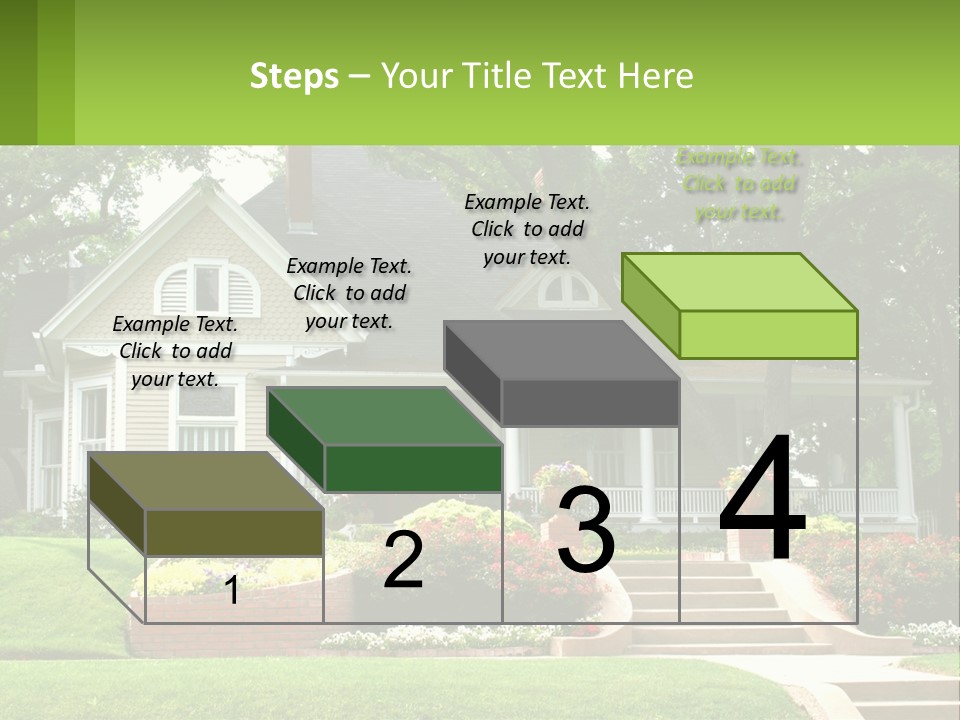 Flowers White House PowerPoint Template