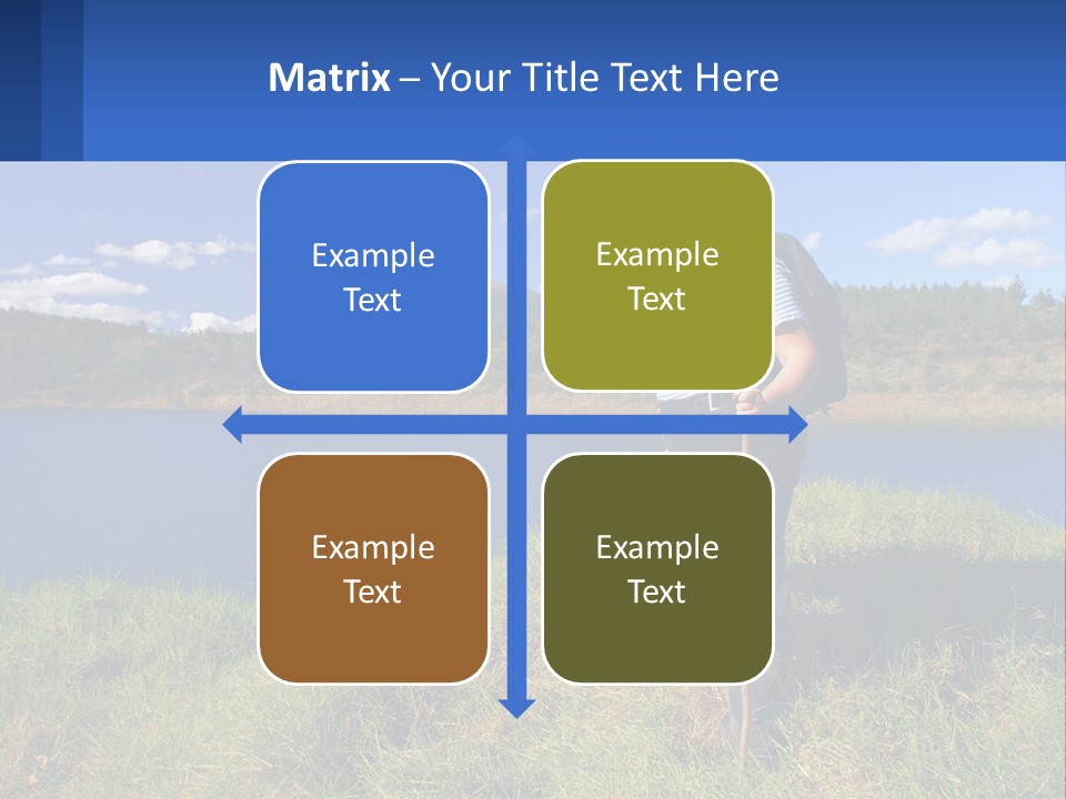 Obesity Female Outdoor PowerPoint Template