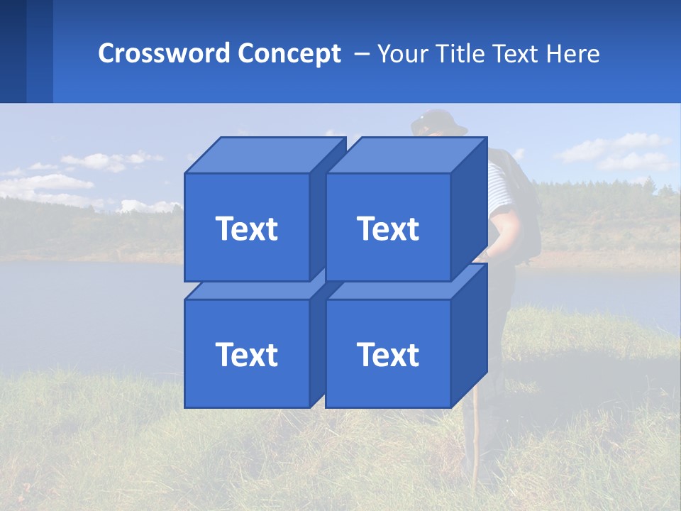 Obesity Female Outdoor PowerPoint Template