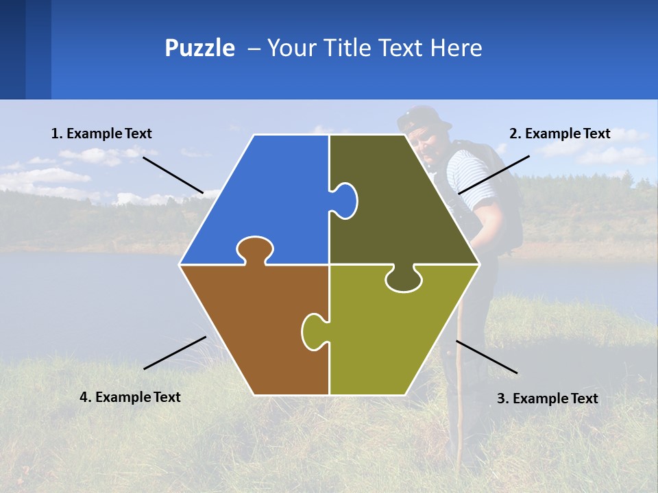 Obesity Female Outdoor PowerPoint Template