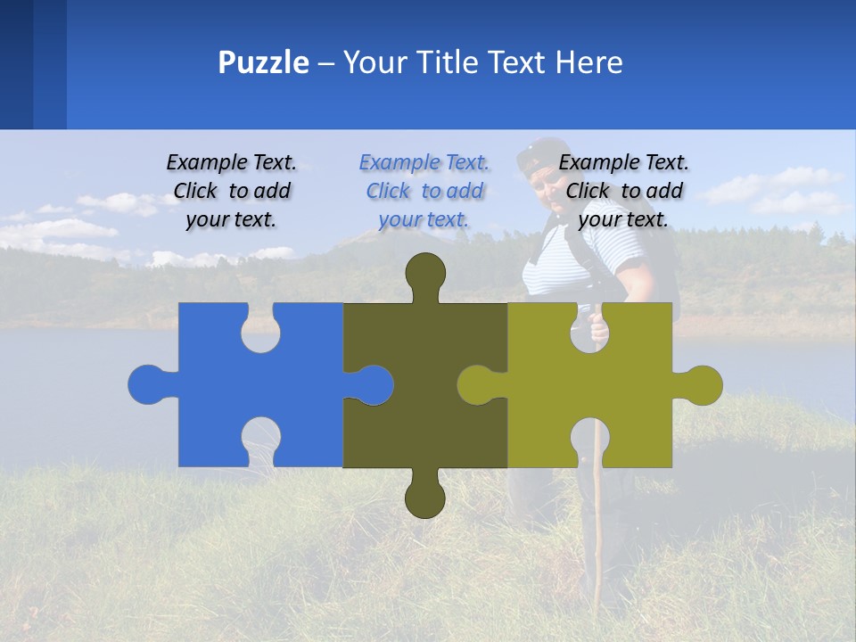 Obesity Female Outdoor PowerPoint Template