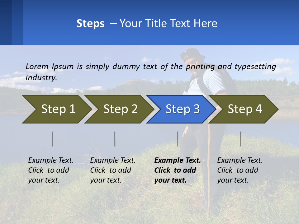 Obesity Female Outdoor PowerPoint Template