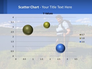 Obesity Female Outdoor PowerPoint Template