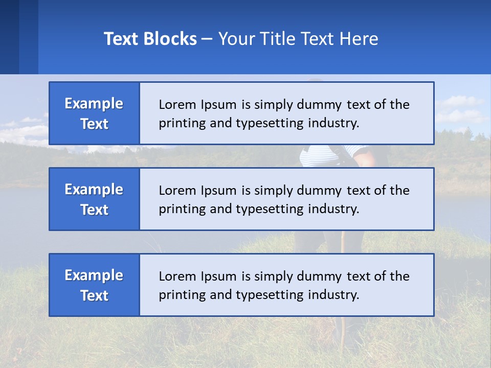 Obesity Female Outdoor PowerPoint Template