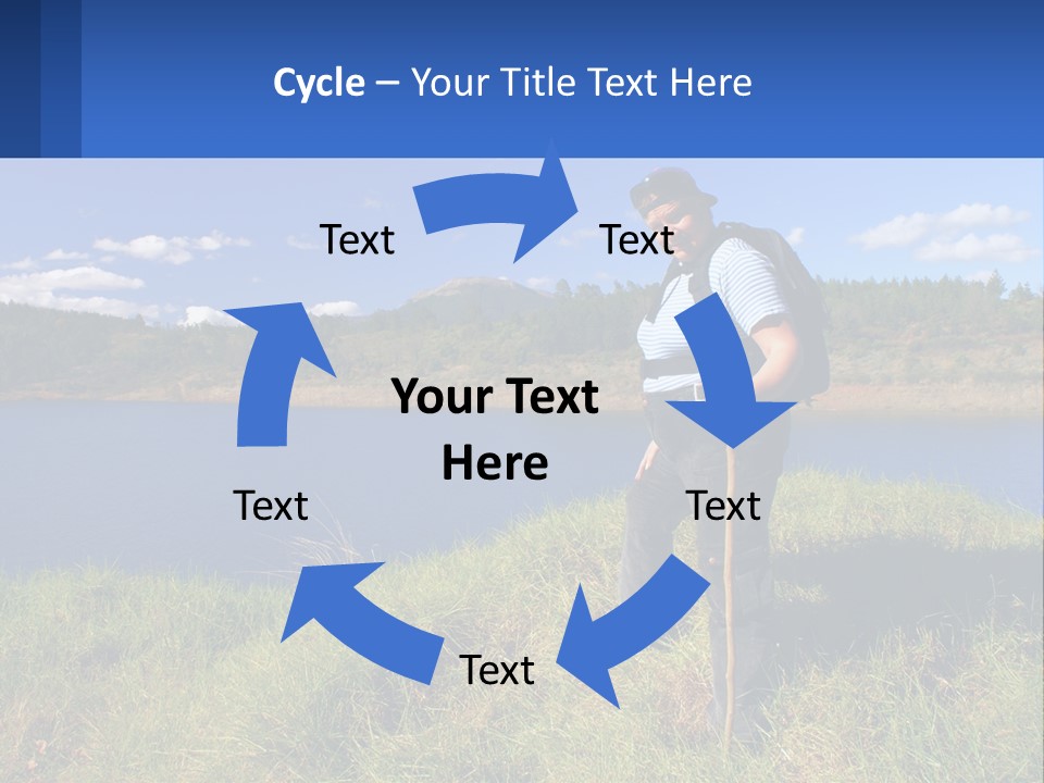 Obesity Female Outdoor PowerPoint Template