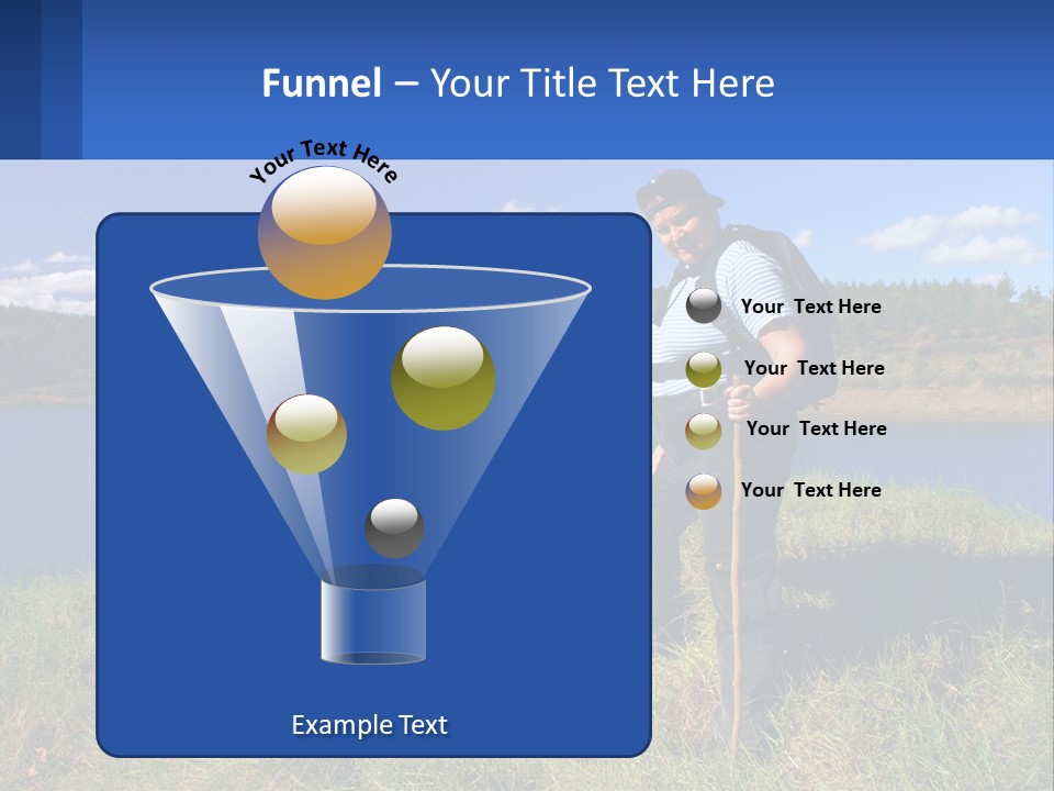 Obesity Female Outdoor PowerPoint Template