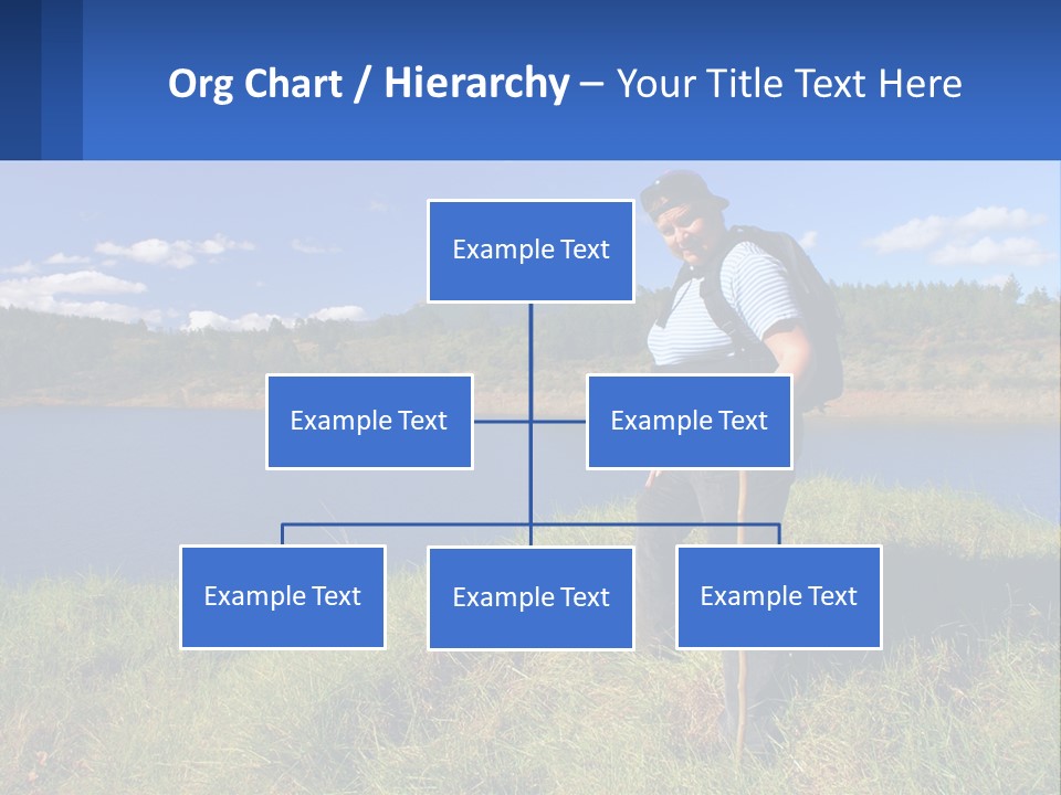 Obesity Female Outdoor PowerPoint Template