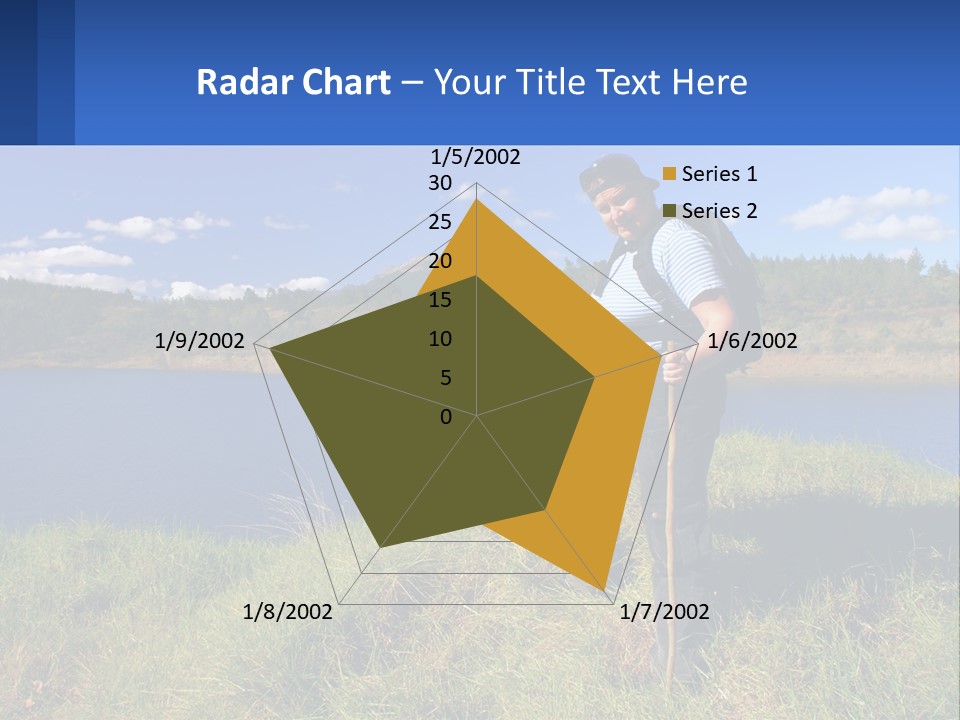 Obesity Female Outdoor PowerPoint Template
