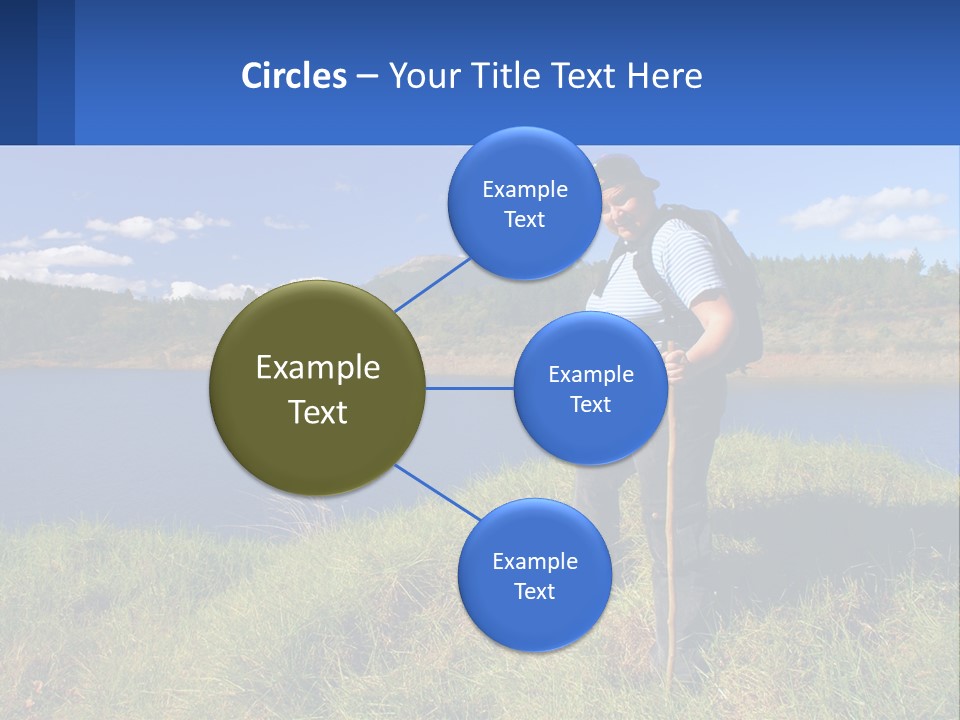 Obesity Female Outdoor PowerPoint Template