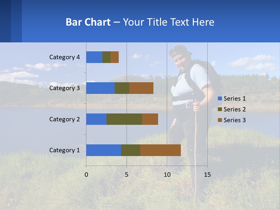 Obesity Female Outdoor PowerPoint Template