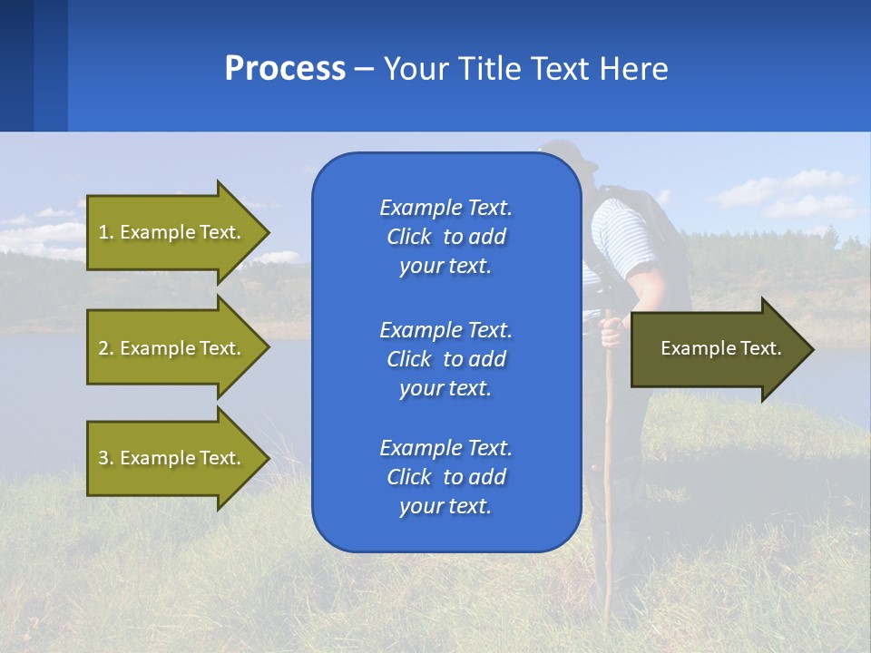 Obesity Female Outdoor PowerPoint Template