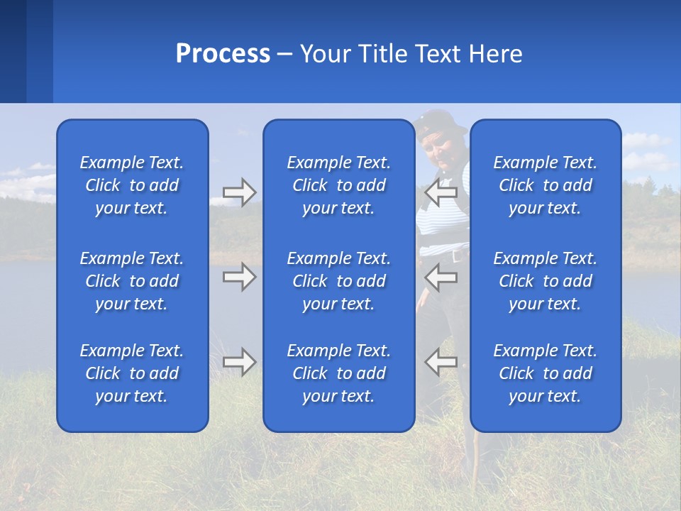 Obesity Female Outdoor PowerPoint Template