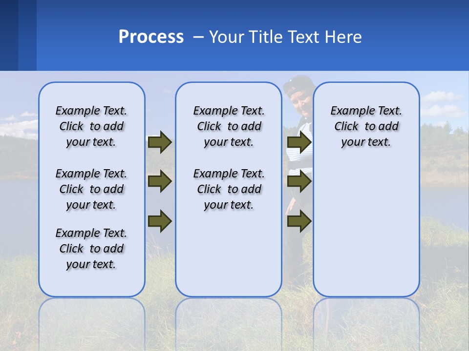 Obesity Female Outdoor PowerPoint Template