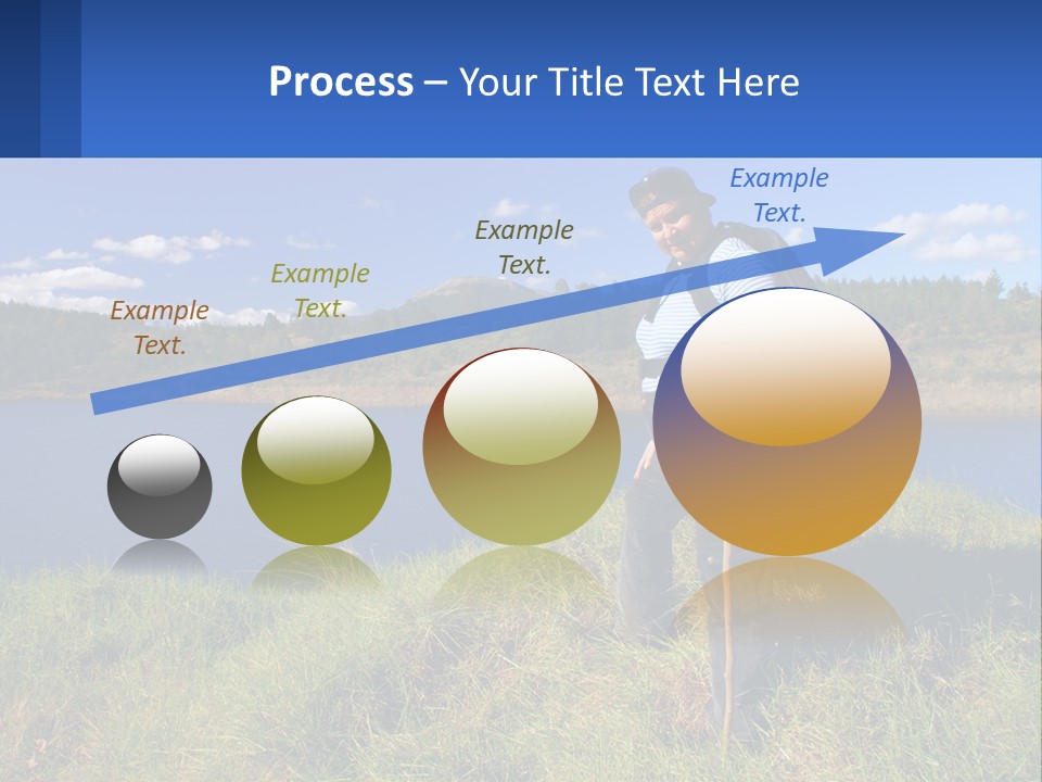 Obesity Female Outdoor PowerPoint Template
