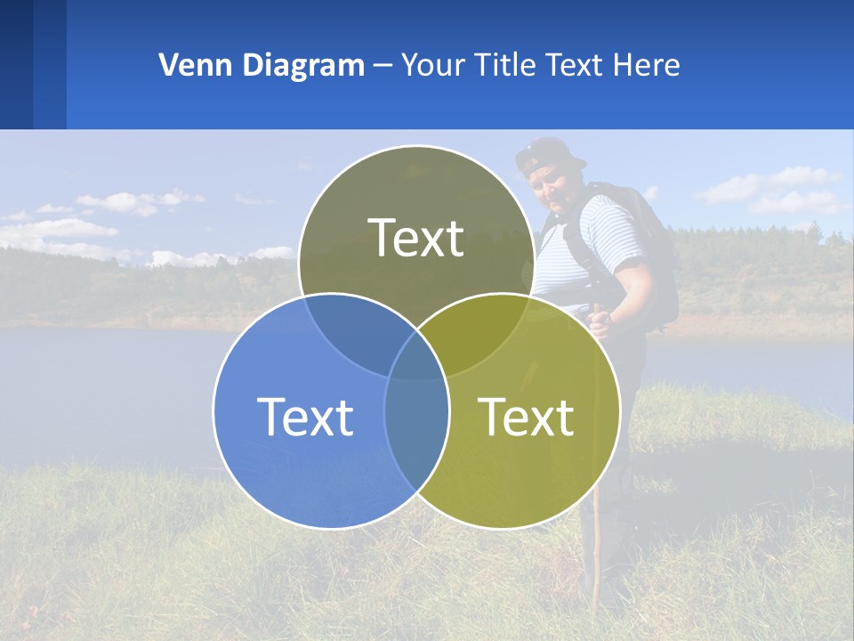 Obesity Female Outdoor PowerPoint Template